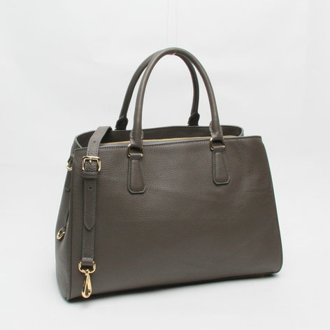 2014 Prada grainy calfskin tote bag BR4743 dark grey for sale